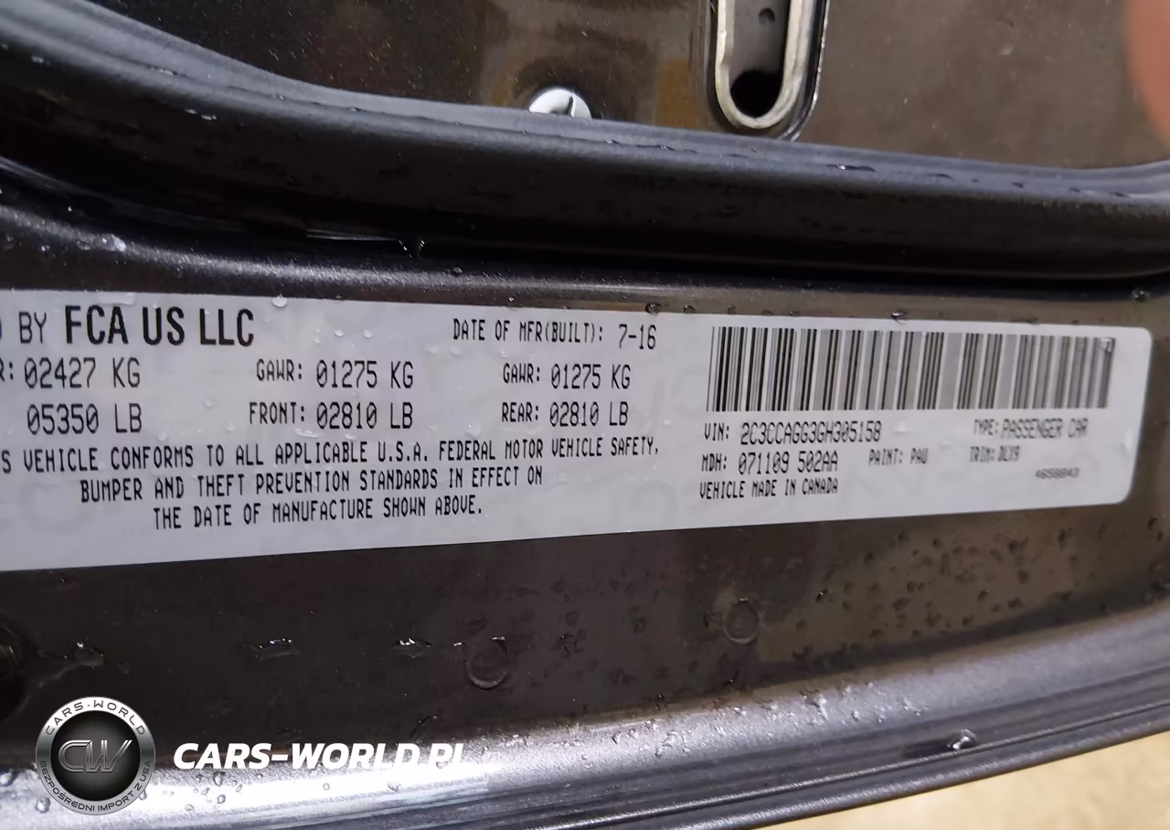 2016 Chrysler 300 300S VIN:2C3CCAGG3GH305158 - 9