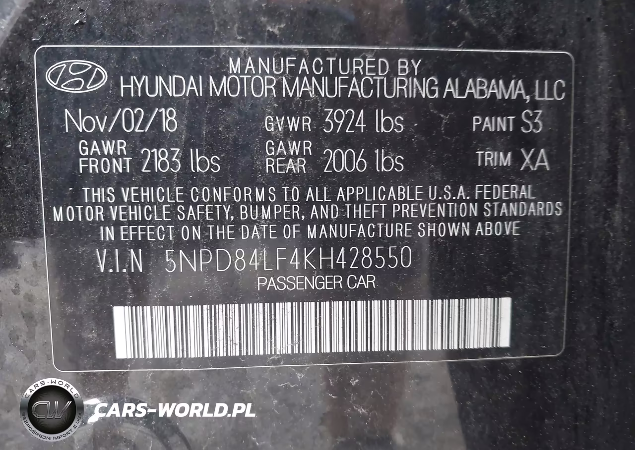2019 Hyundai Elantra Sel VIN:5NPD84LF4KH428550 - 9