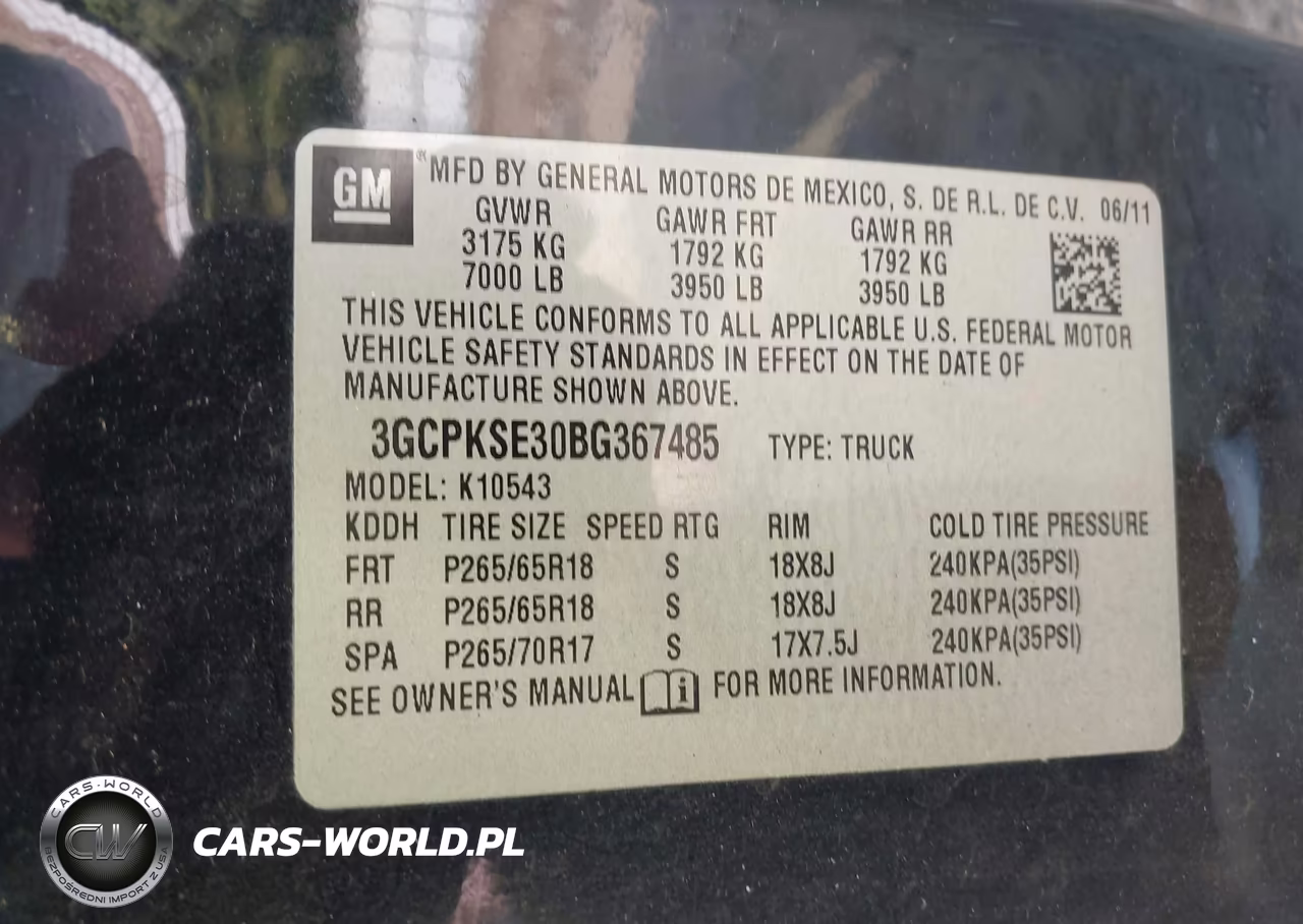 2011 Chevrolet Silverado 1500 Lt VIN:3GCPKSE30BG367485 - 9