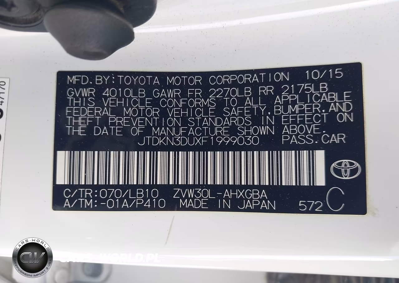2015 Toyota Prius Four VIN:JTDKN3DUXF1999030 - 9