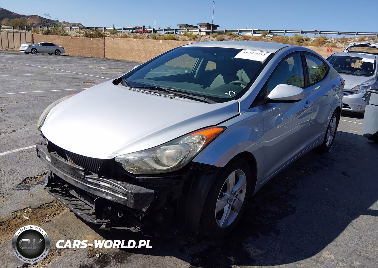 2013 Hyundai Elantra Gls VIN:5NPDH4AEXDH436889 - 2