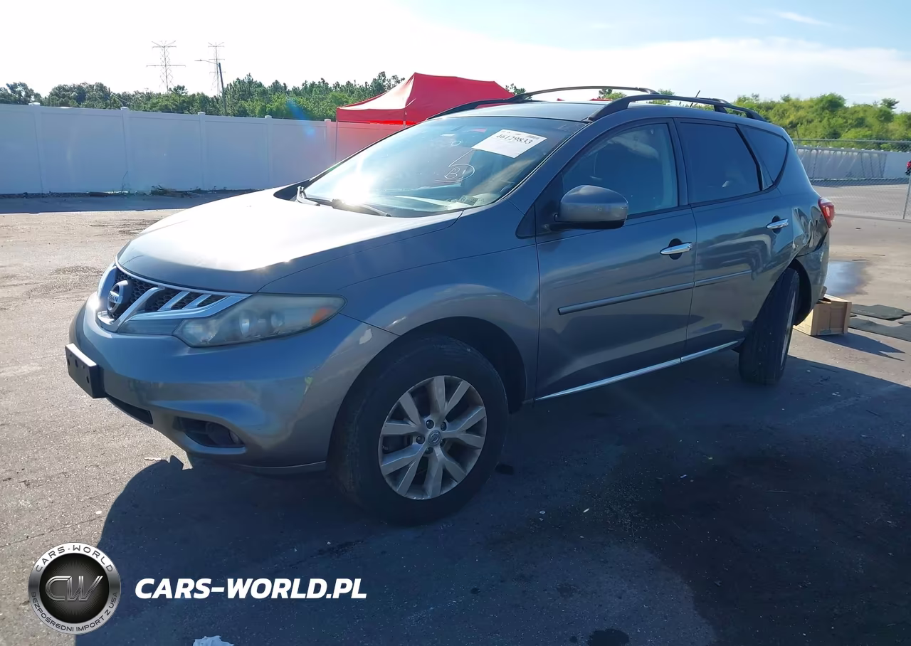 2014 Nissan Murano Sv VIN:JN8AZ1MW6EW518573 - 2