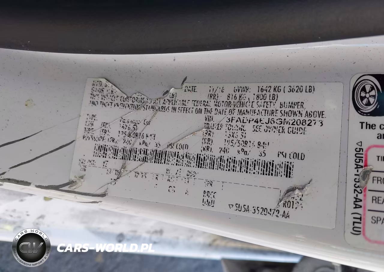 2016 Ford Fiesta Se VIN:3FADP4EJ6GM208273 - 9