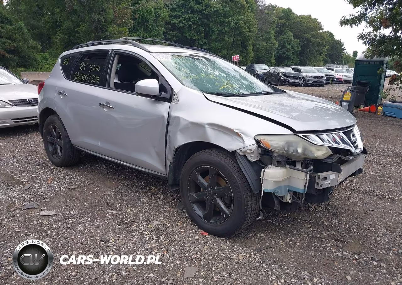 2009 Nissan Murano Sl VIN:JN8AZ18W99W105725 - 1