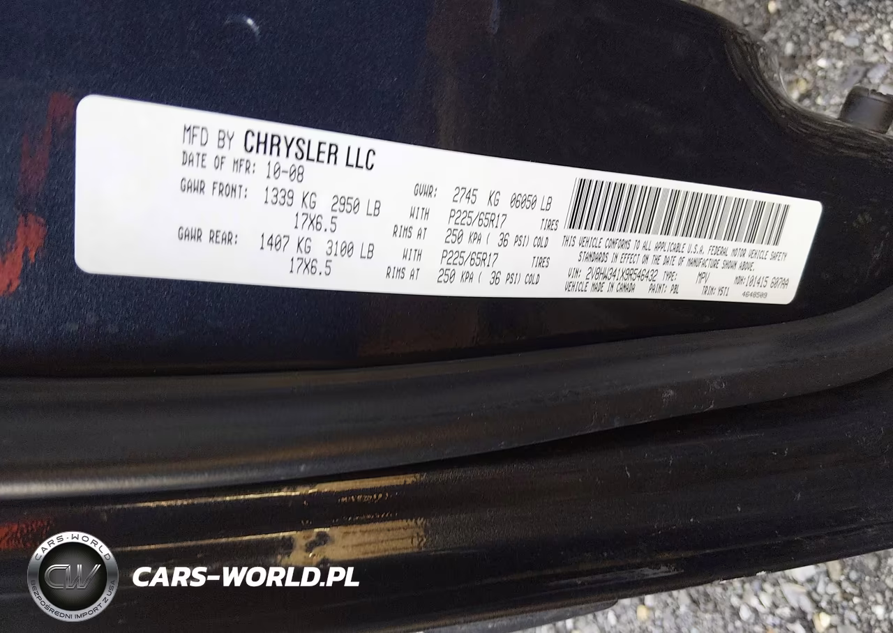 2009 Volkswagen Routan Se VIN:2V8HW341X9R546432 - 9