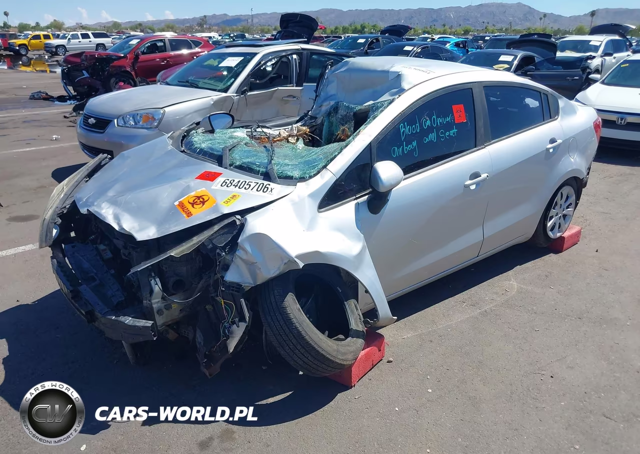2016 Kia Rio Lx VIN:KNADM4A38G6667618 - 2