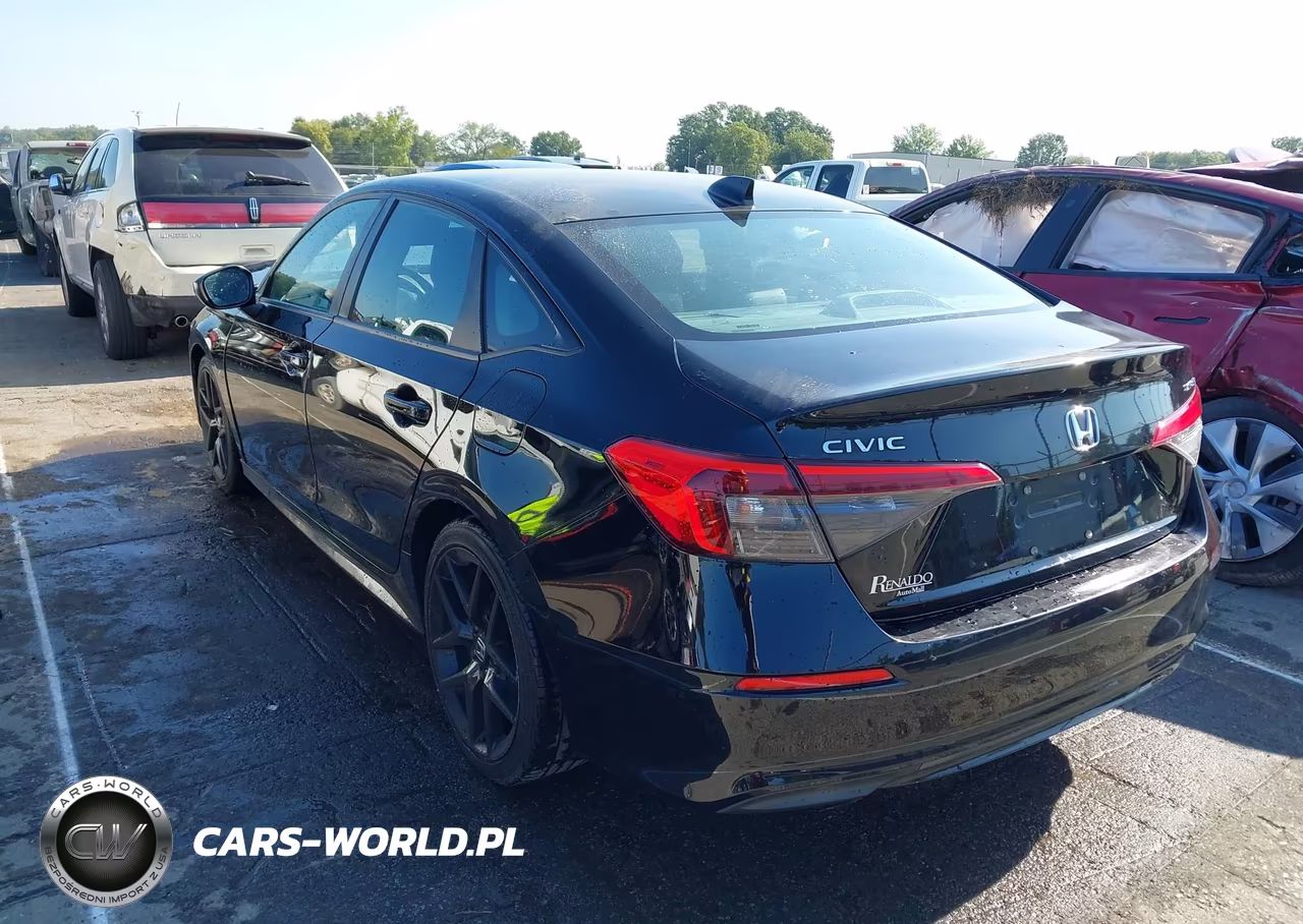 2022 Honda Civic Sport VIN:2HGFE2F54NH595191 - 3