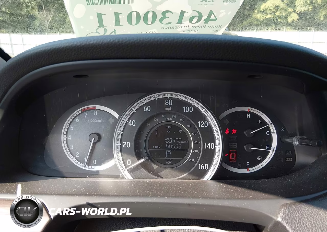 2017 Honda Accord Ex-L V6 VIN:1HGCR3F8XHA034732 - 7