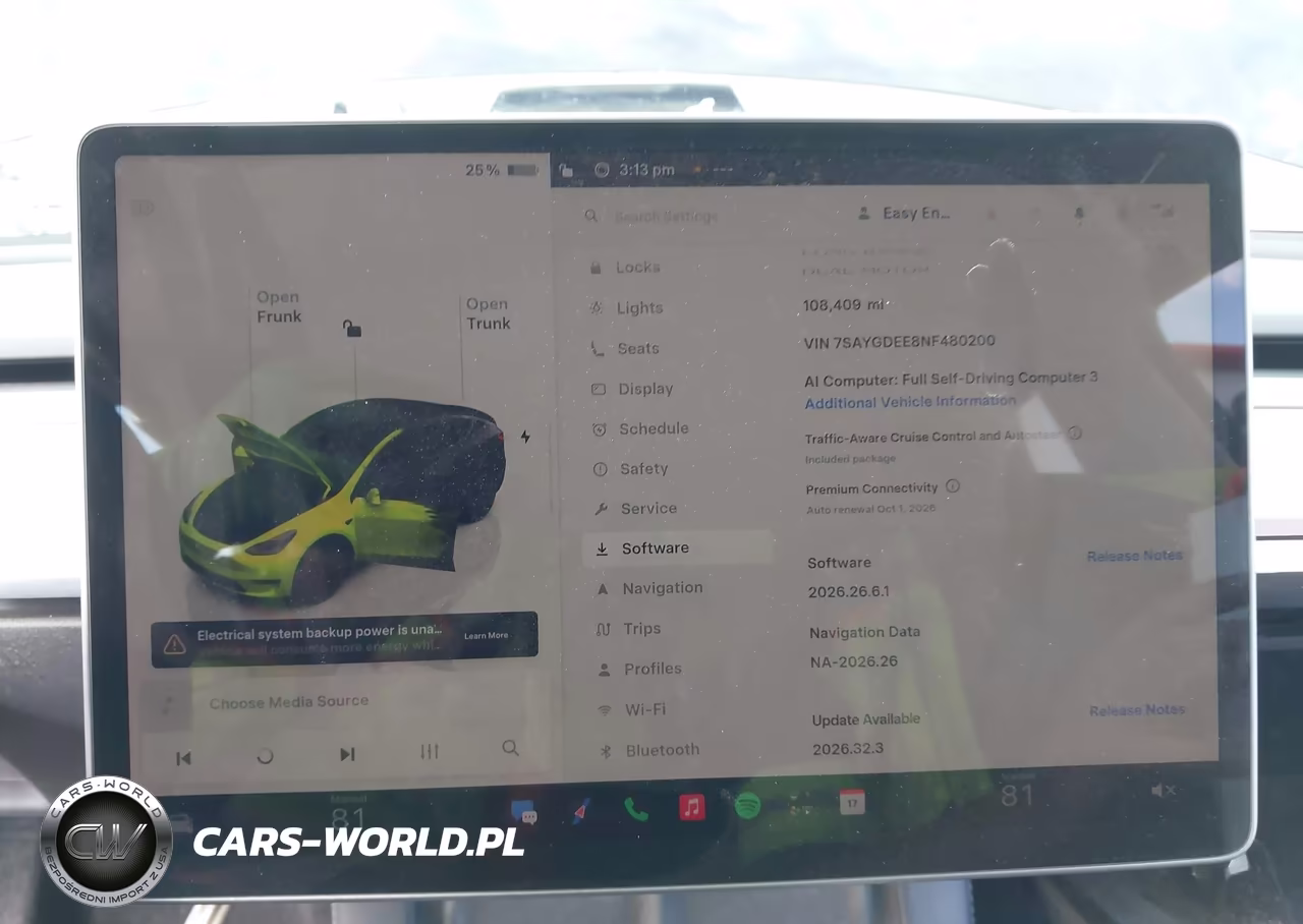 2022 Tesla Model Y Long Range Dual Motor All-Wheel Drive VIN:7SAYGDEE8NF480200 - 18