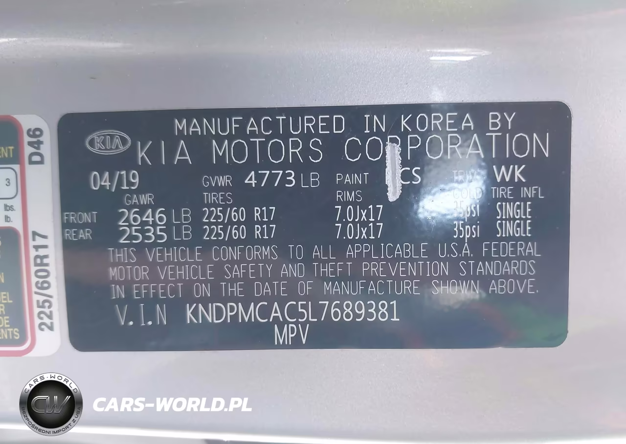 2020 Kia Sportage Lx VIN:KNDPMCAC5L7689381 - 9