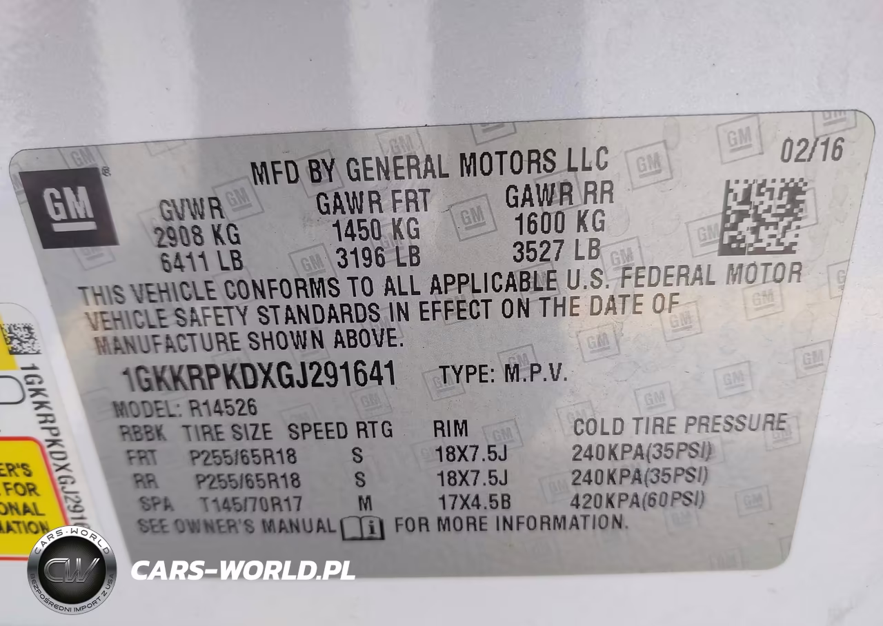 2016 GMC Acadia Sle-2 VIN:1GKKRPKDXGJ291641 - 9