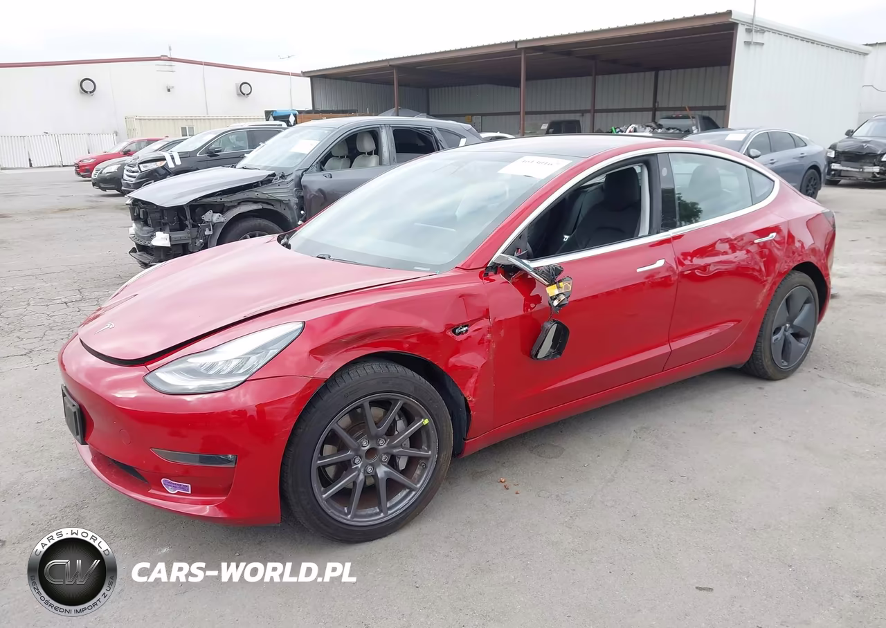 2018 Tesla Model 3 Long Range-Mid Range VIN:5YJ3E1EA6JF058543 - 2