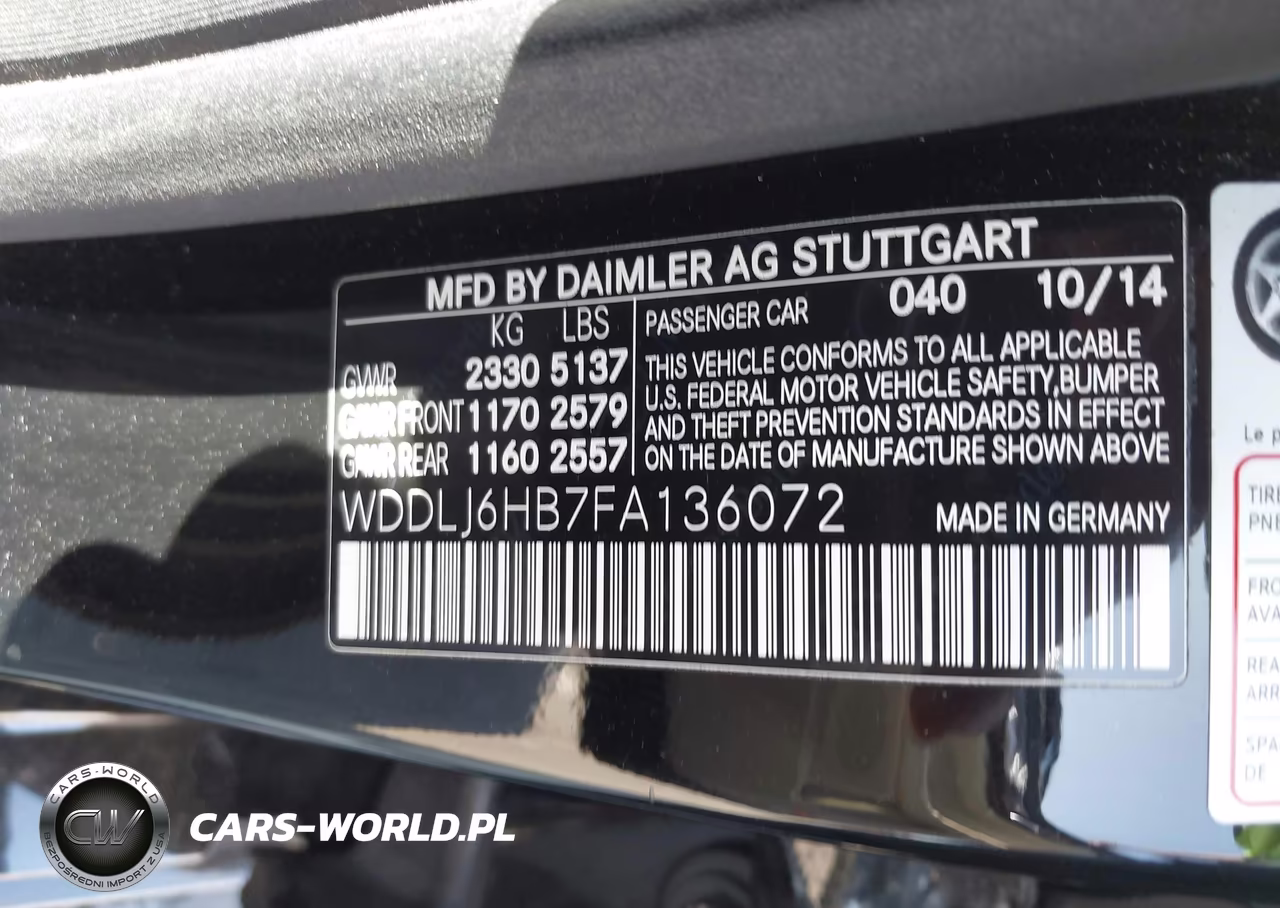 2015 Mercedes-Benz Cls 400 4Matic VIN:WDDLJ6HB7FA136072 - 9