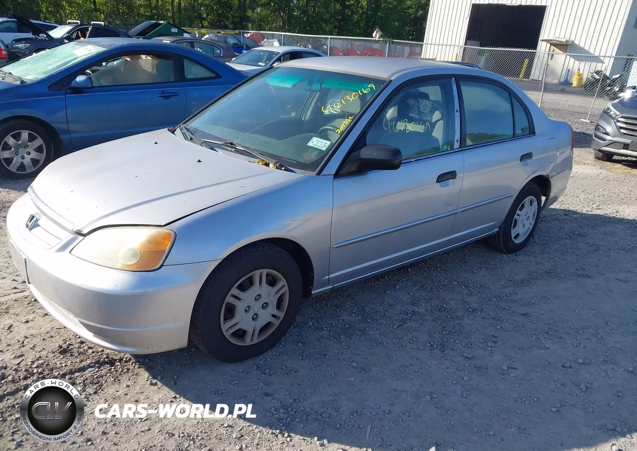 2001 Honda Civic Lx VIN:JHMES16591S002083 - 2