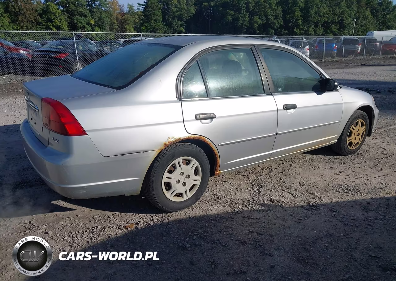 2001 Honda Civic Lx VIN:JHMES16591S002083 - 4