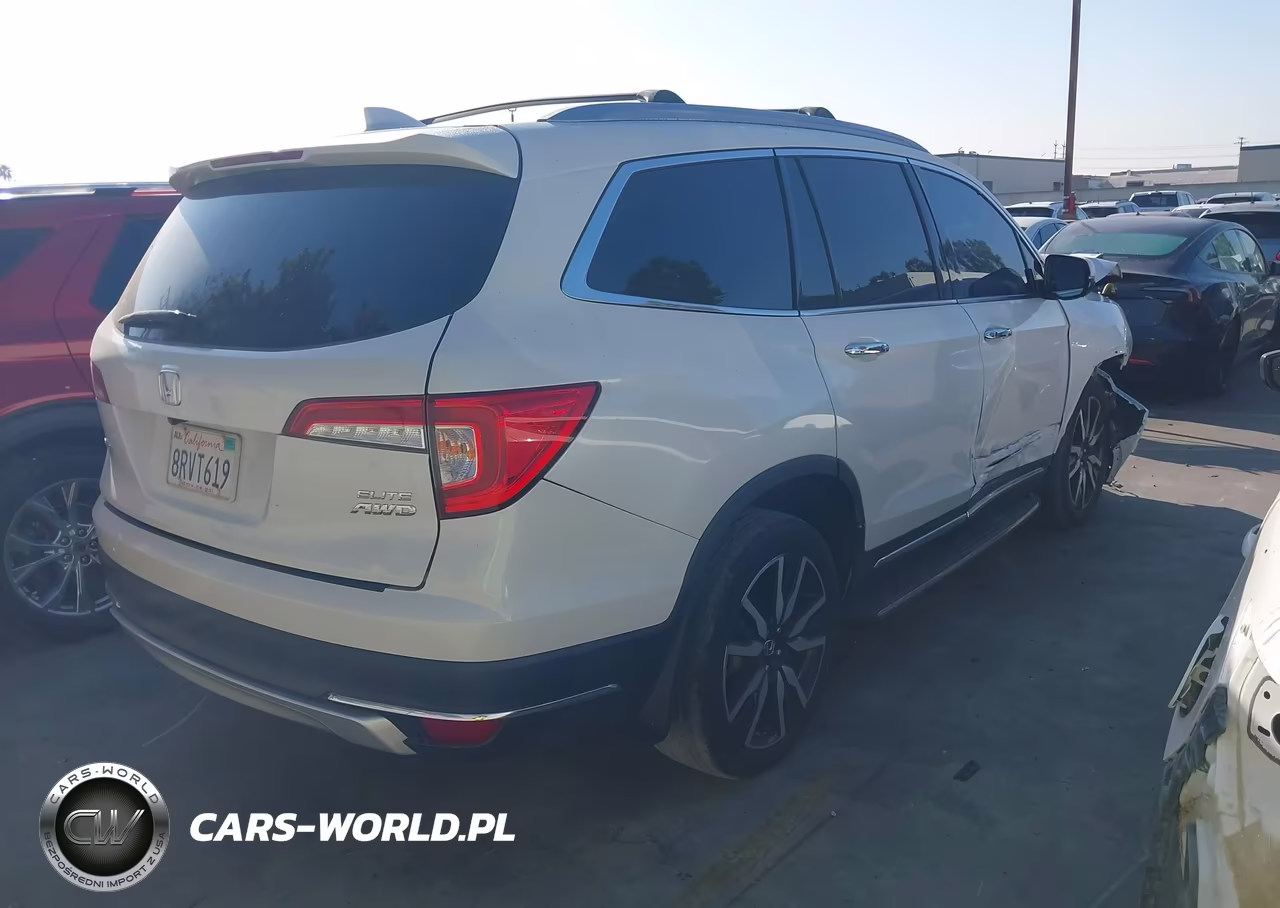 2020 Honda Pilot Awd Elite VIN:5FNYF6H01LB061565 - 4