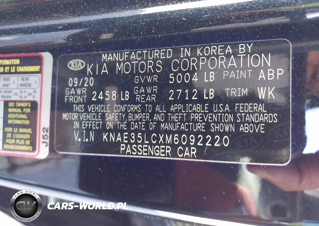 2021 Kia Stinger Gt VIN:KNAE35LCXM6092220 - 9