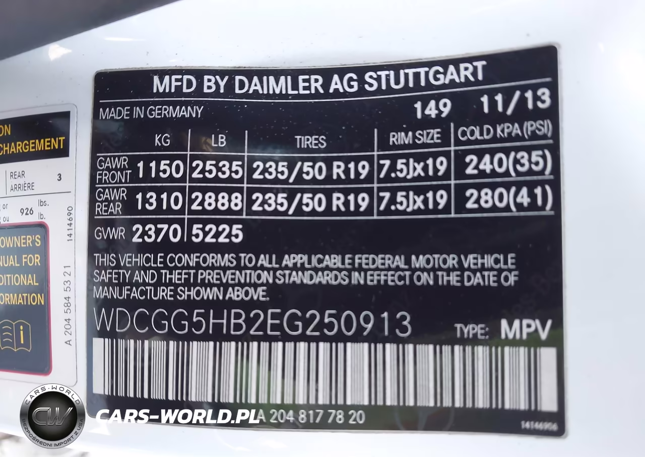 2014 Mercedes-Benz Glk 350 VIN:WDCGG5HB2EG250913 - 9