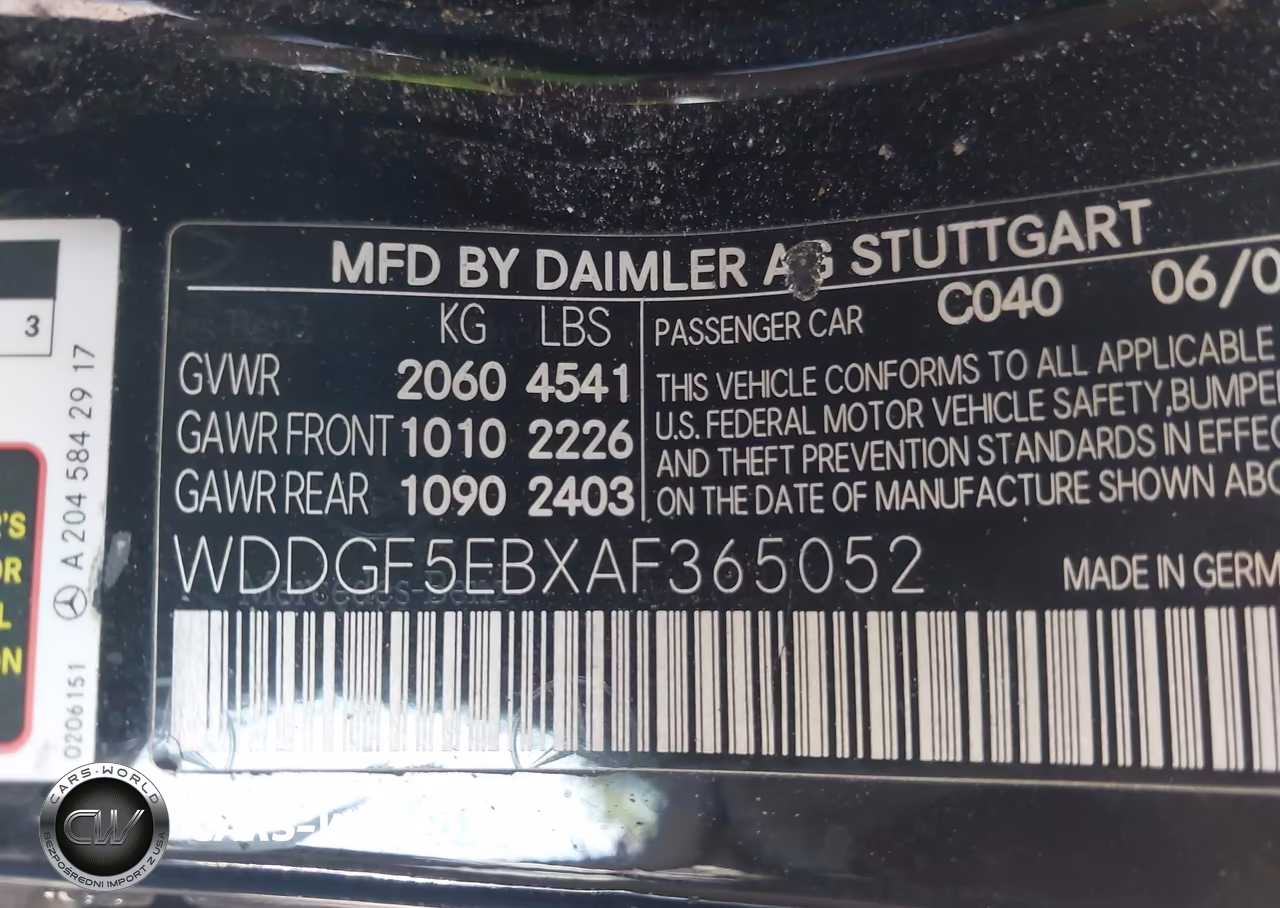 2010 Mercedes-Benz C 300 Sport VIN:WDDGF5EBXAF365052 - 9
