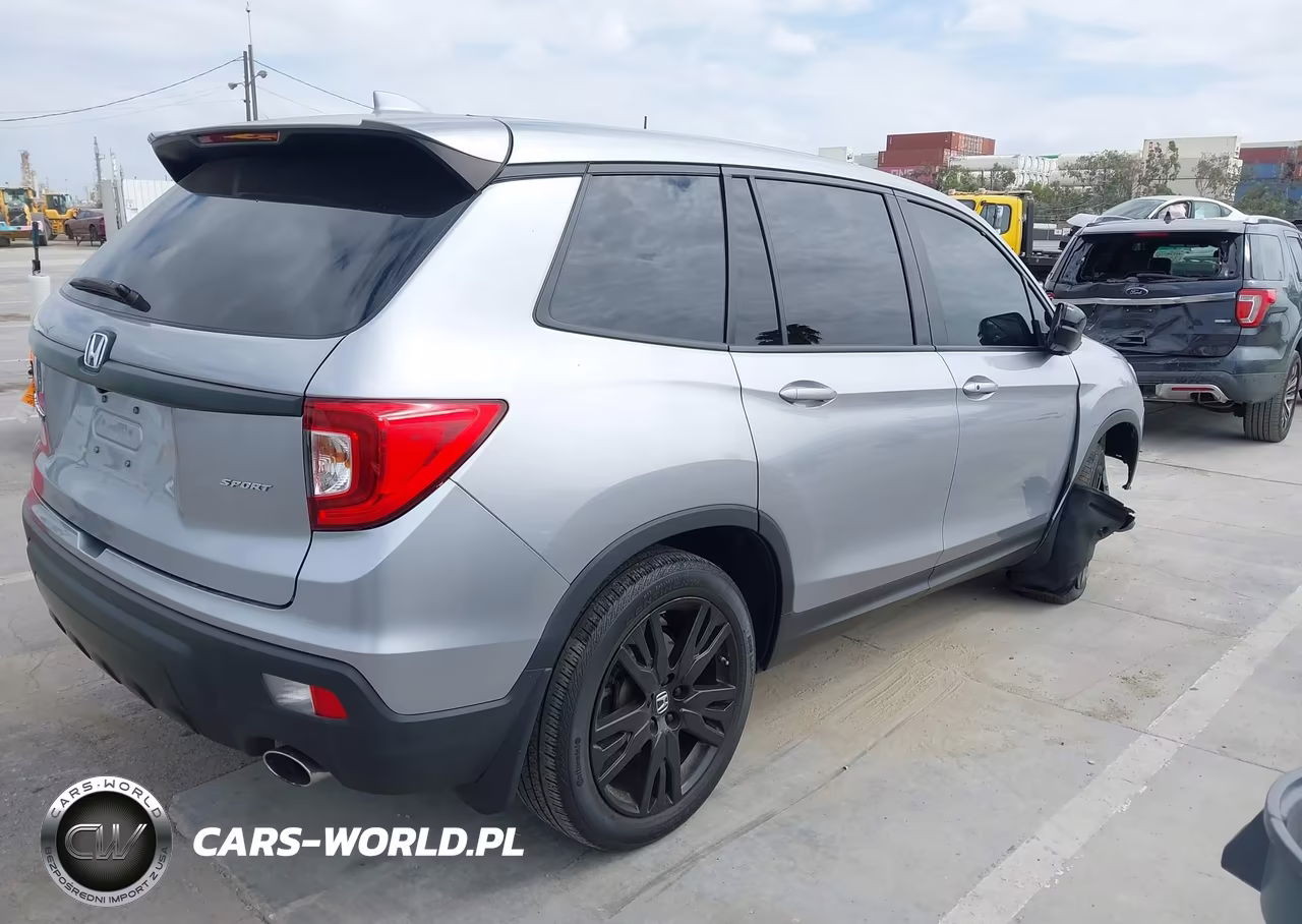 2021 Honda Passport 2Wd Sport VIN:5FNYF7H22MB002520 - 4