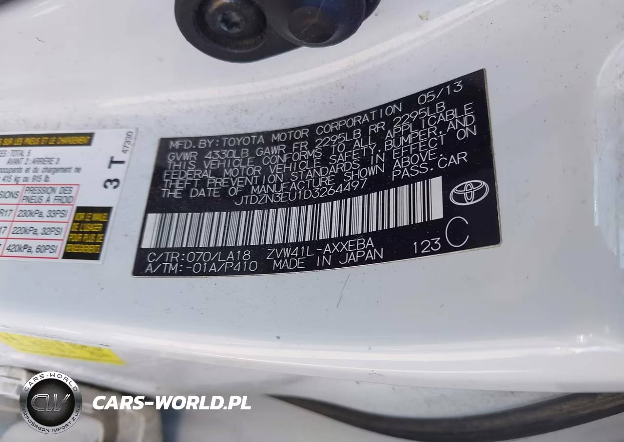 2013 Toyota Prius V Five VIN:JTDZN3EU1D3264497 - 9