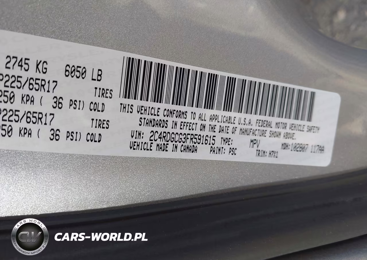 2015 Dodge Grand Caravan Sxt VIN:2C4RDGCG3FR591615 - 9