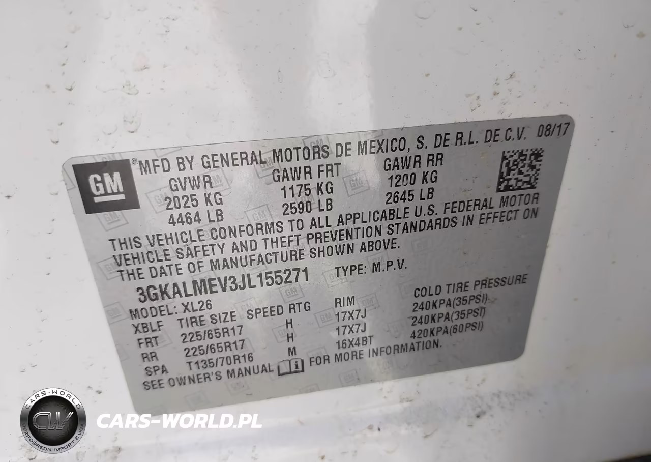 2018 GMC Terrain Sle VIN:3GKALMEV3JL155271 - 9