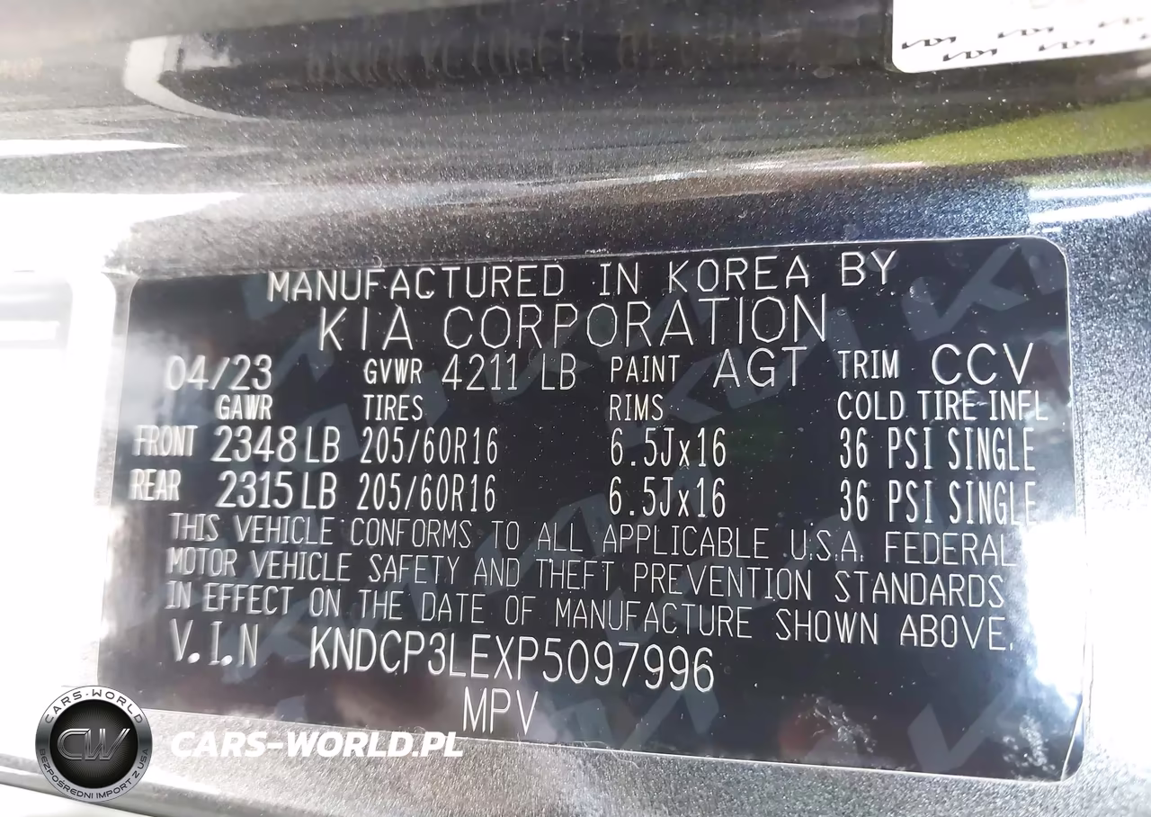 2023 Kia Niro Lx VIN:KNDCP3LEXP5097996 - 9