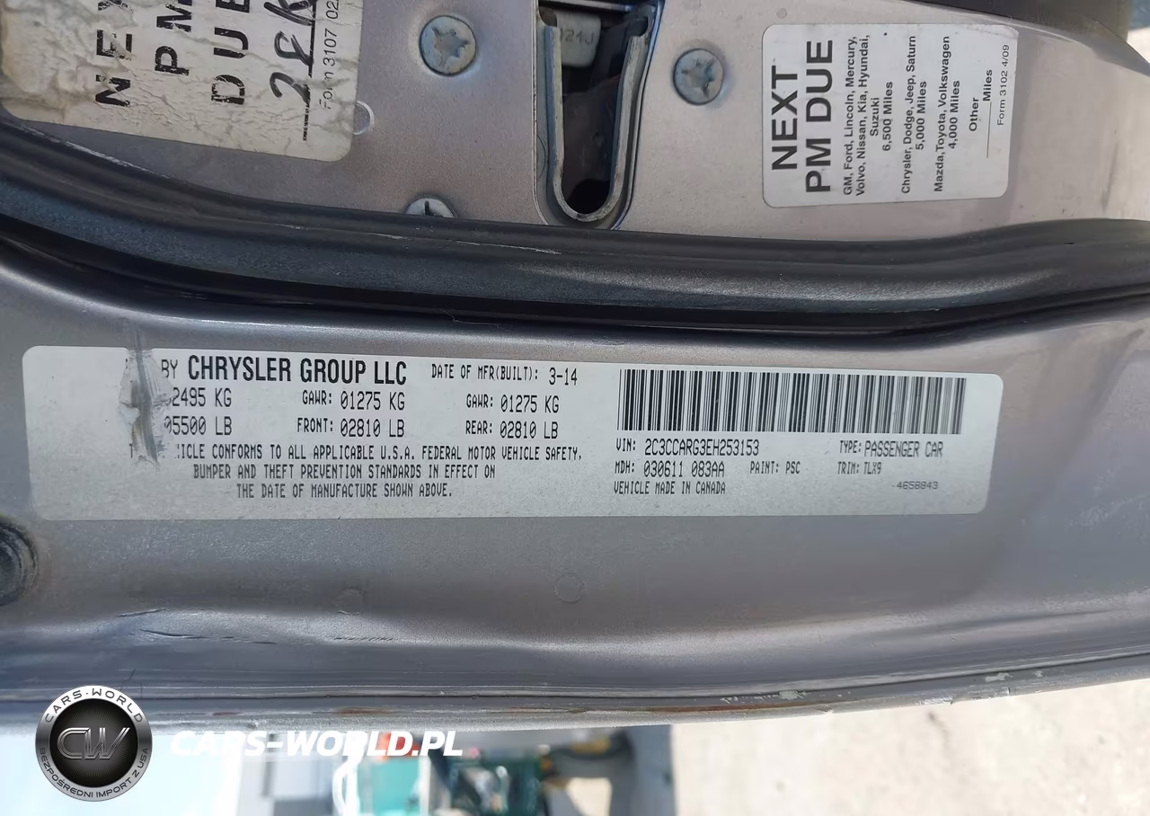 2014 Chrysler 300 VIN:2C3CCARG3EH253153 - 8