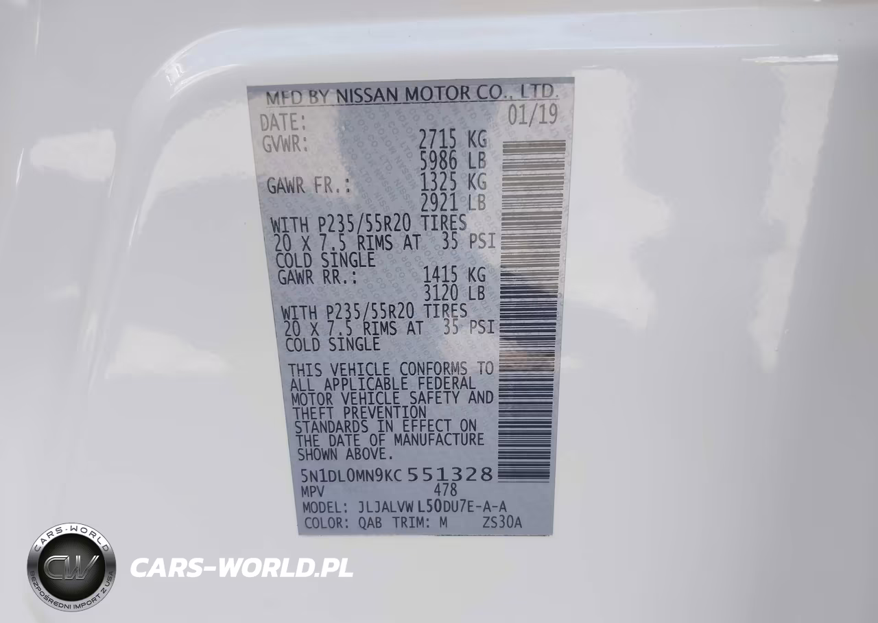 2019 Infiniti Qx60 Luxe VIN:5N1DL0MN9KC551328 - 9