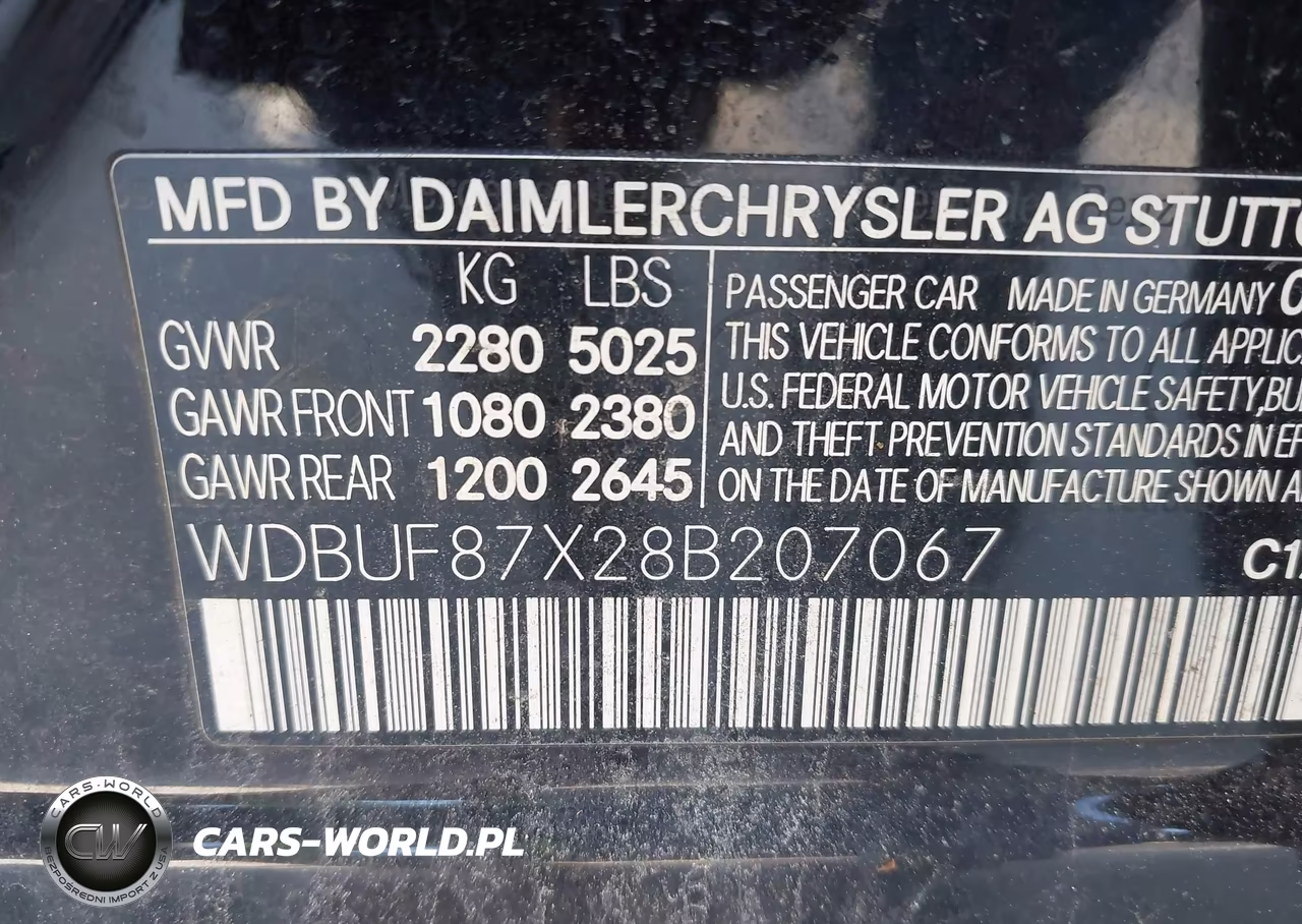 2008 Mercedes-Benz E 350 4Matic VIN:WDBUF87X28B207067 - 9