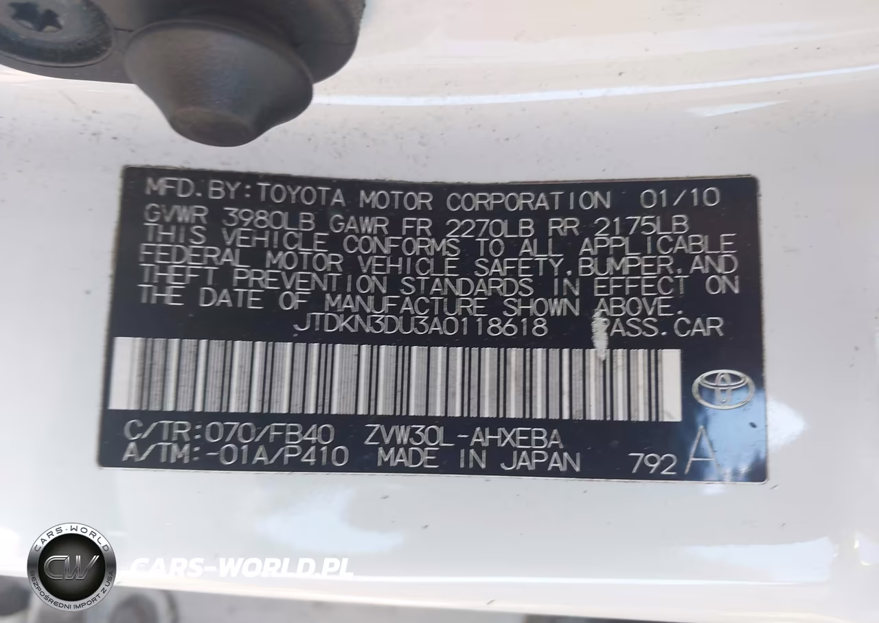 2010 Toyota Prius Iii VIN:JTDKN3DU3A0118618 - 9