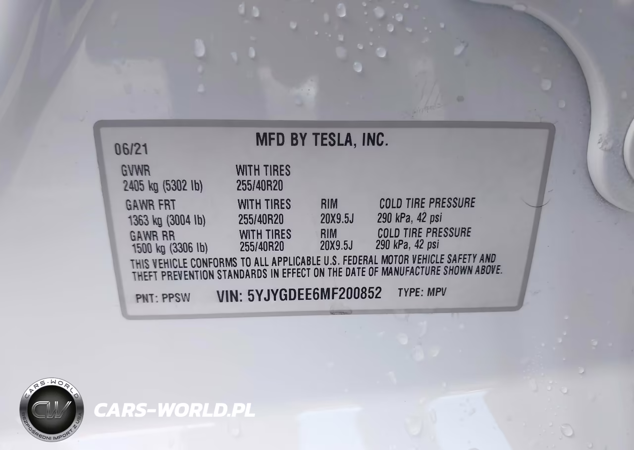 2021 Tesla Model Y Long Range Dual Motor All-Wheel Drive VIN:5YJYGDEE6MF200852 - 9