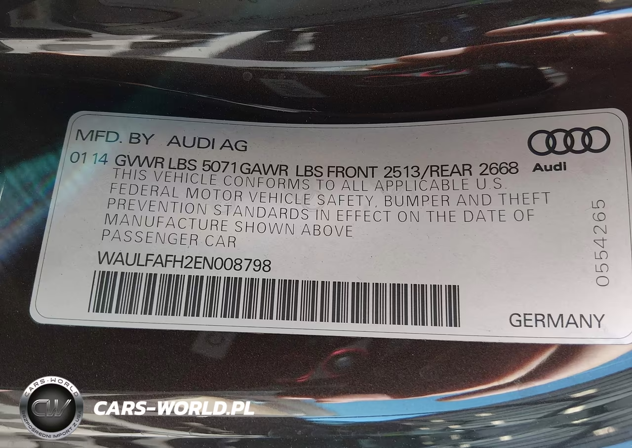 2014 Audi A5 2.0T Premium VIN:WAULFAFH2EN008798 - 9