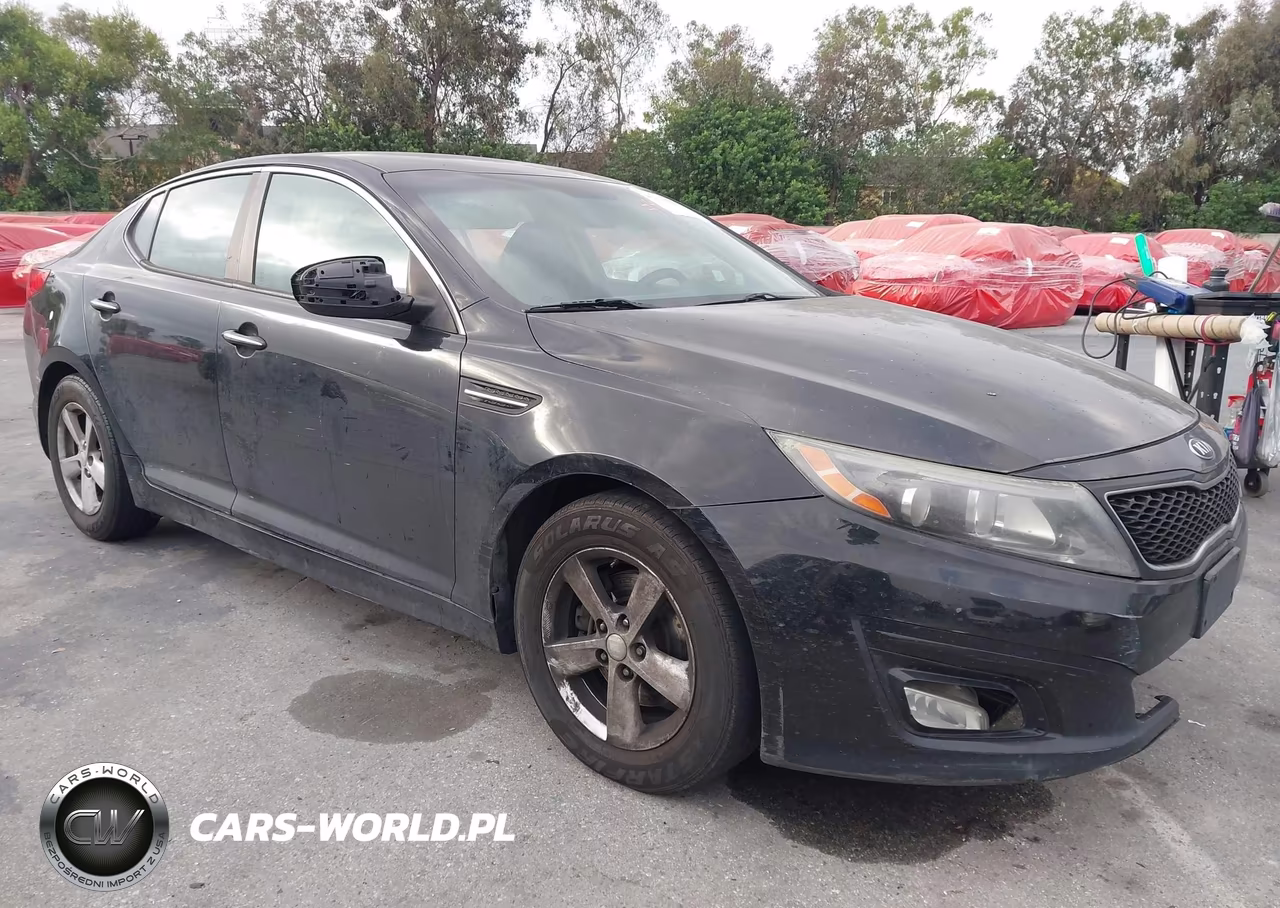 2014 Kia Optima Lx VIN:5XXGM4A79EG259968 - 1