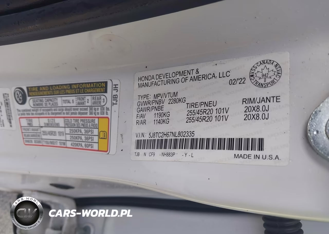 2022 Acura Rdx A-Spec Package VIN:5J8TC2H67NL802335 - 9