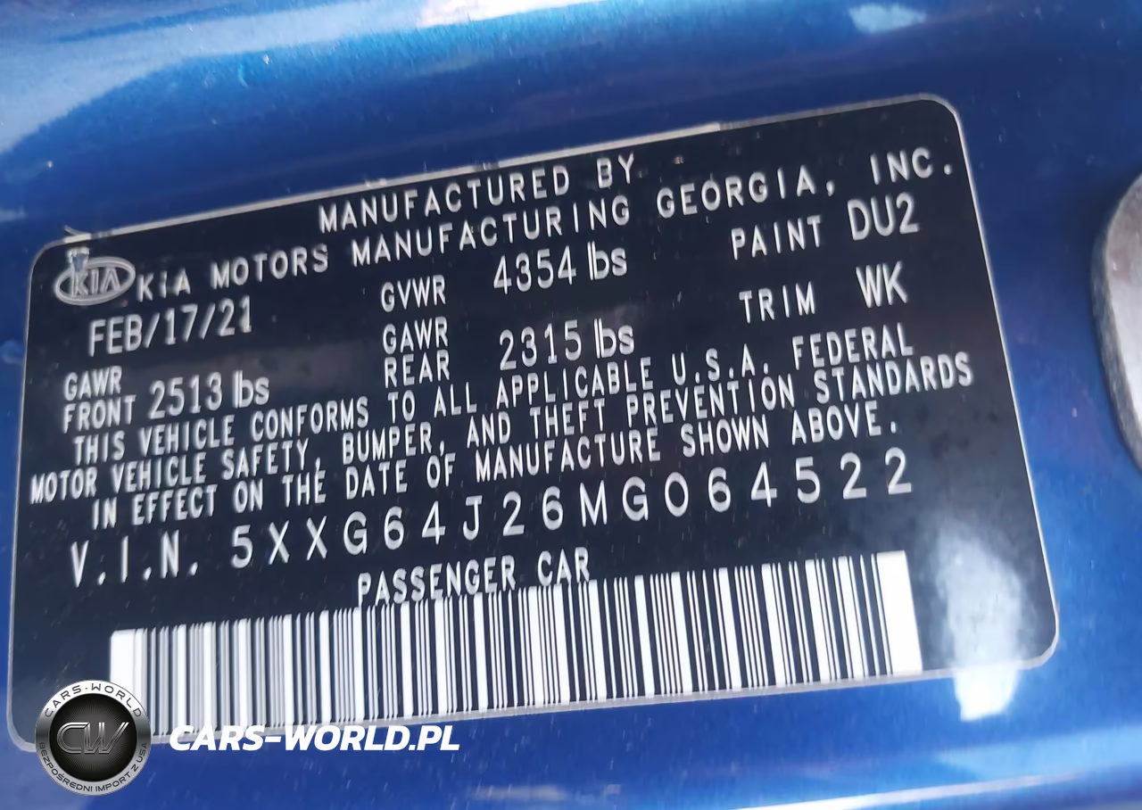 2021 Kia K5 Gt-Line VIN:5XXG64J26MG064522 - 9