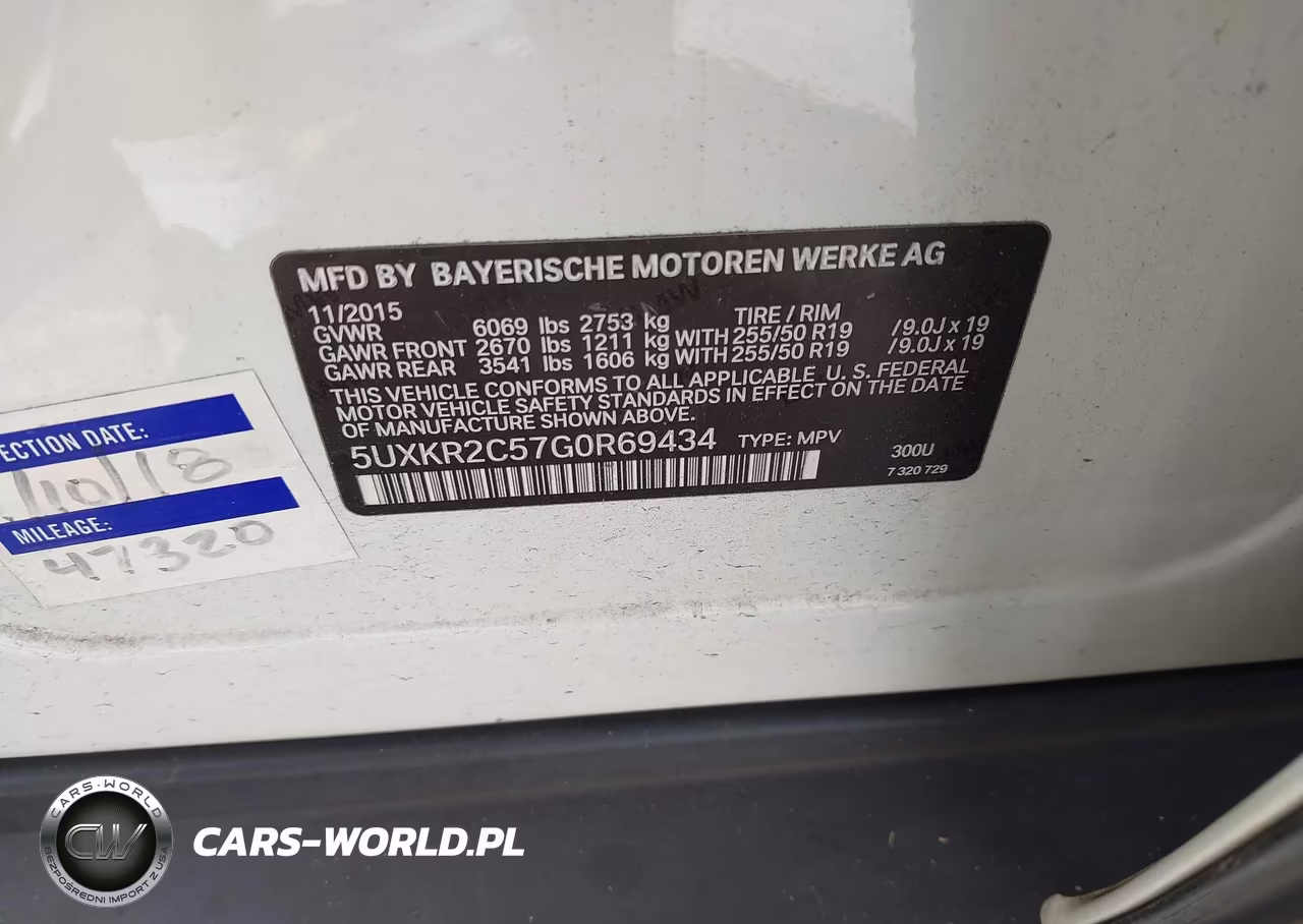 2016 BMW X5 Sdrive35I VIN:5UXKR2C57G0R69434 - 9