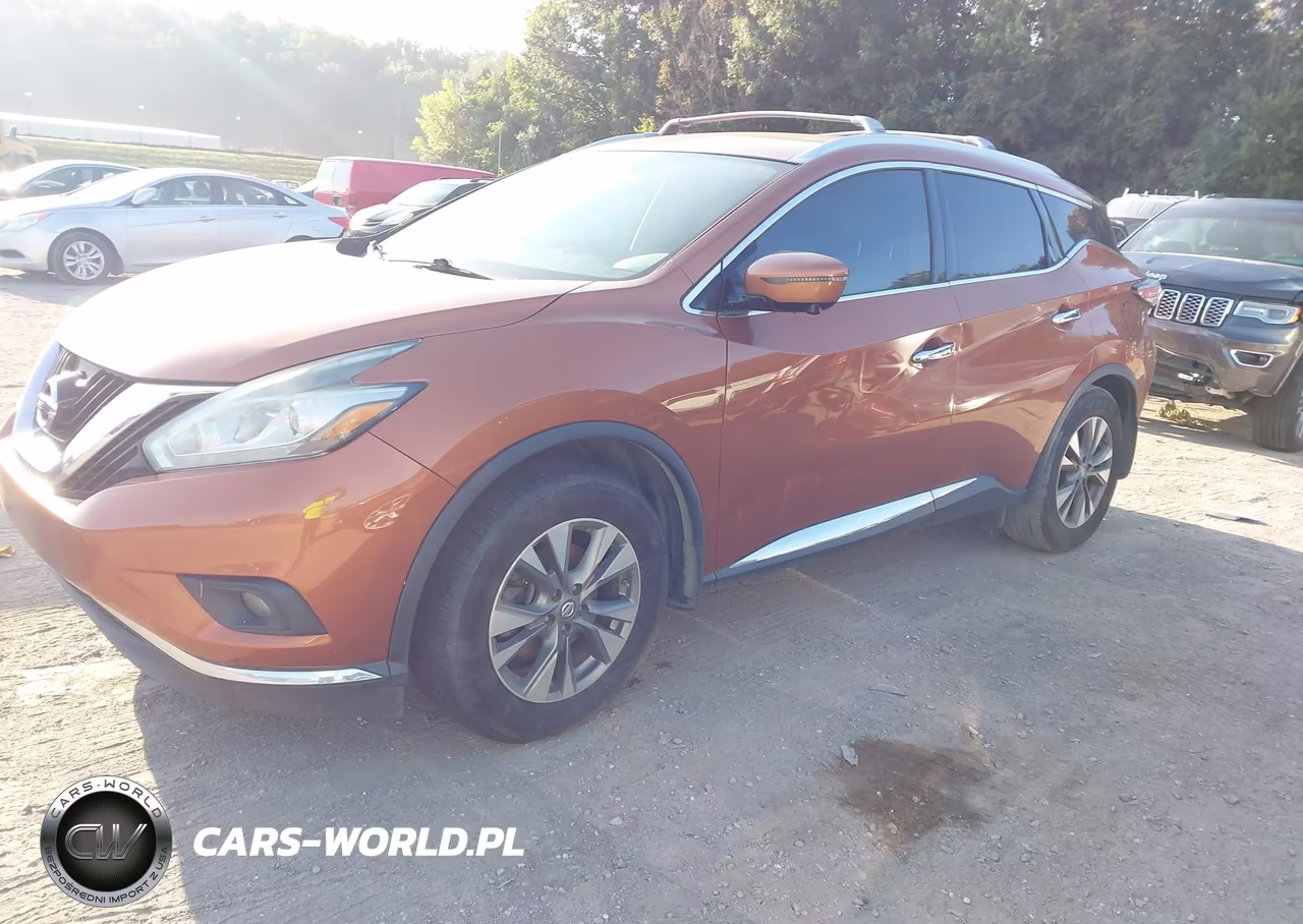 2015 Nissan Murano Sl VIN:5N1AZ2MGXFN288307 - 2