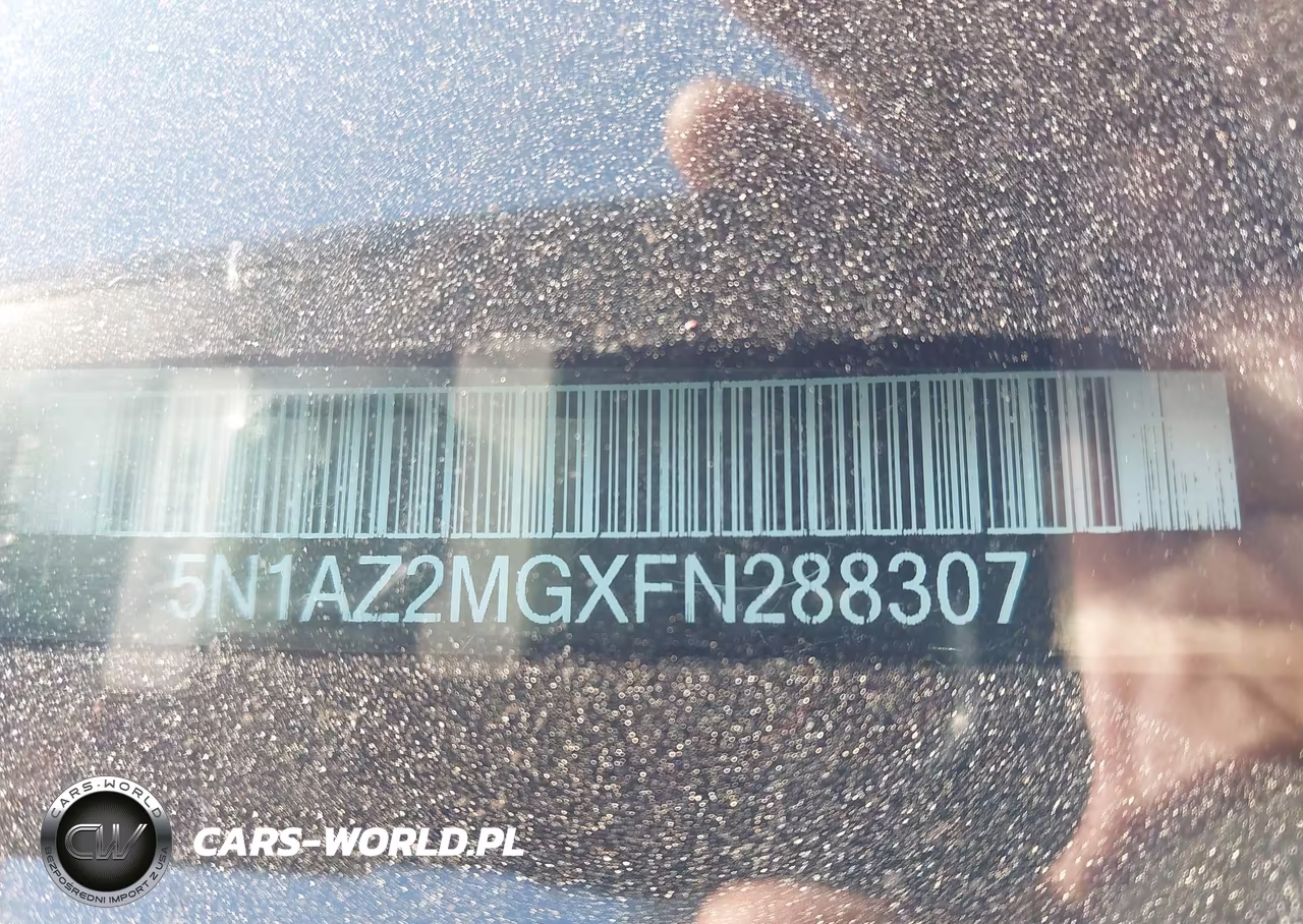 2015 Nissan Murano Sl VIN:5N1AZ2MGXFN288307 - 9