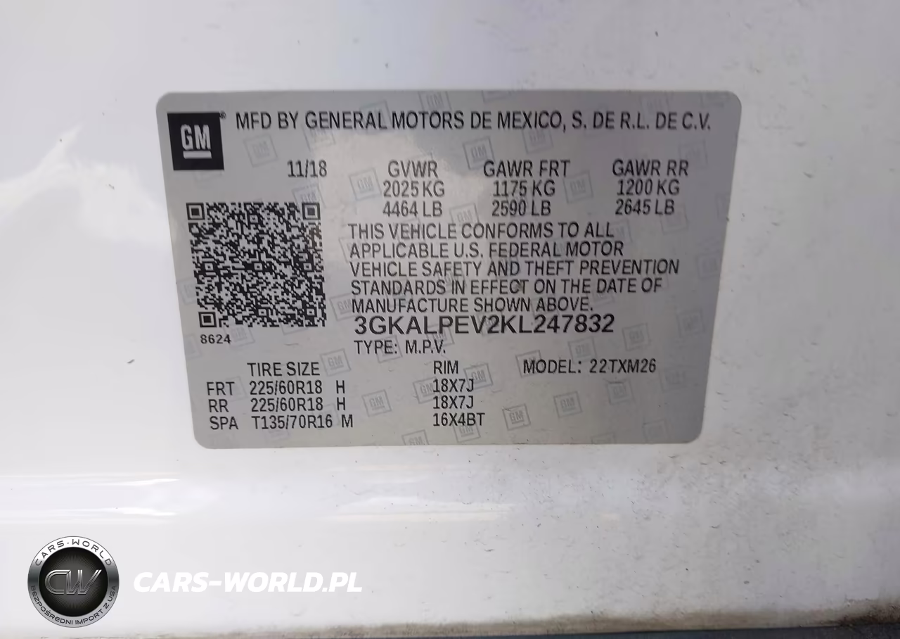 2019 GMC Terrain Slt VIN:3GKALPEV2KL247832 - 9