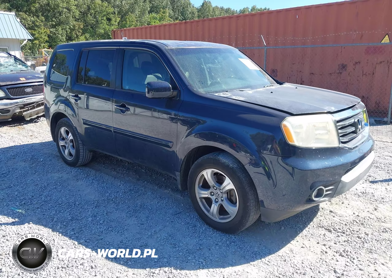 2012 Honda Pilot Ex-L VIN:5FNYF4H52CB079010 - 1