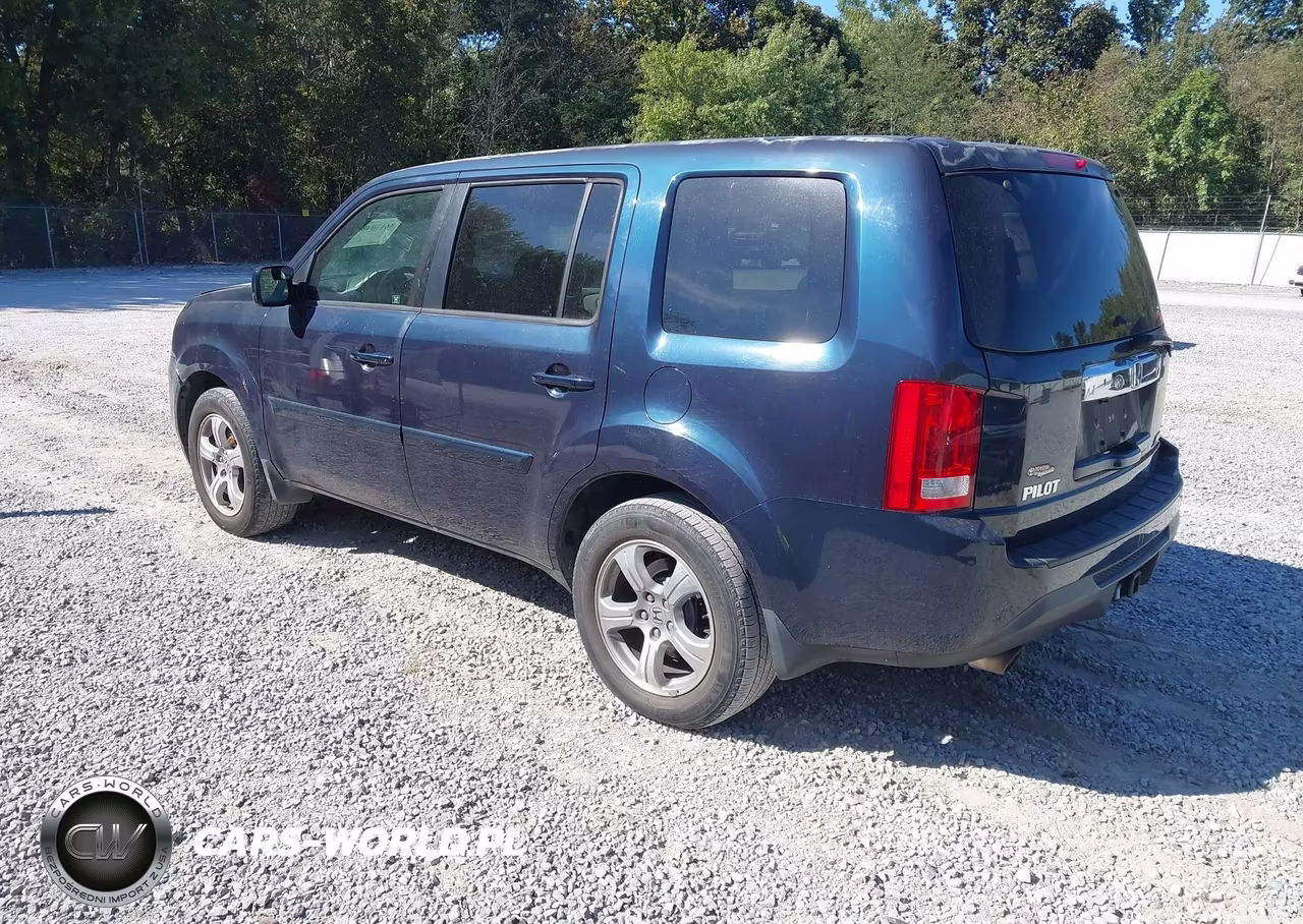 2012 Honda Pilot Ex-L VIN:5FNYF4H52CB079010 - 3