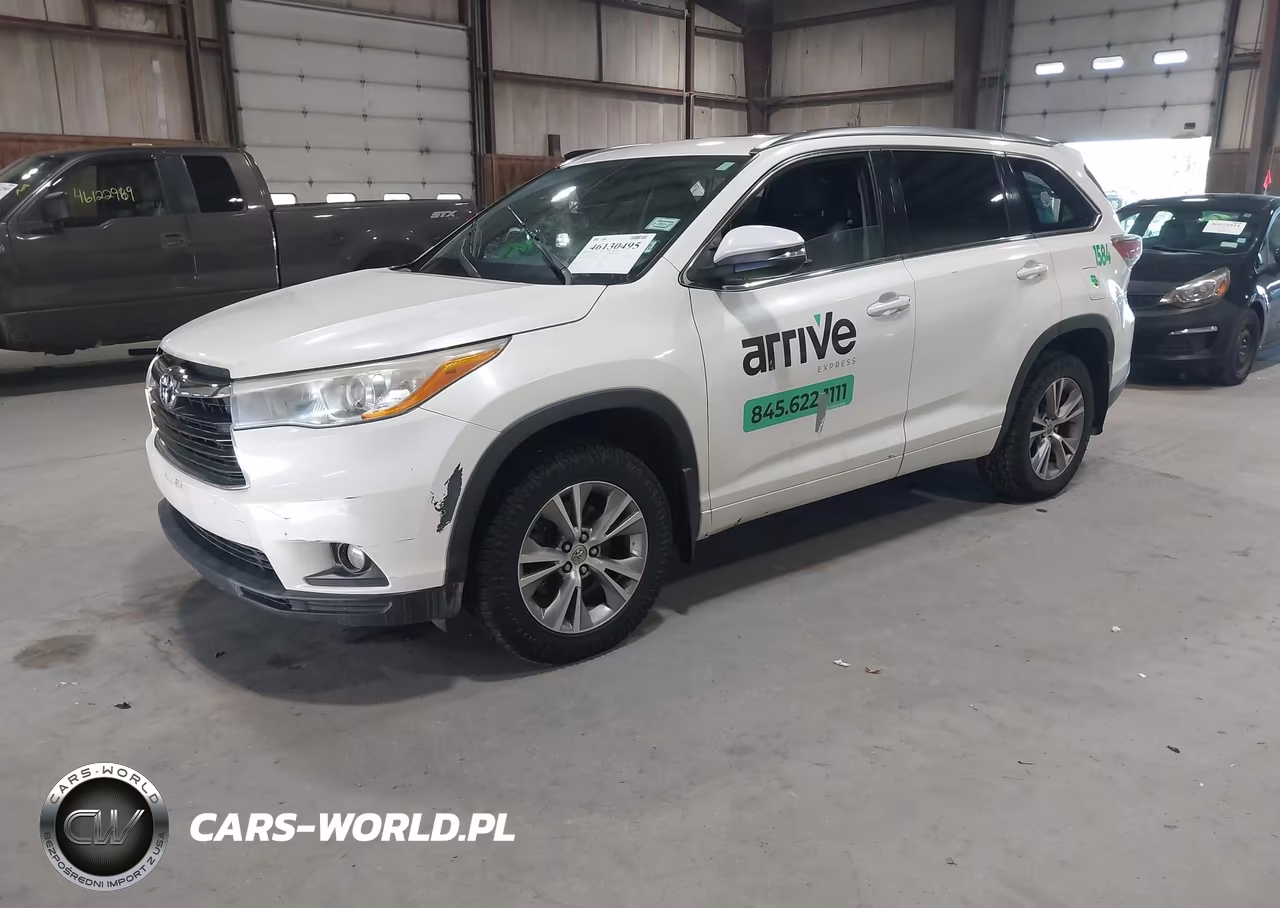 2014 Toyota Highlander Xle V6 VIN:5TDJKRFH0ES005753 - 2