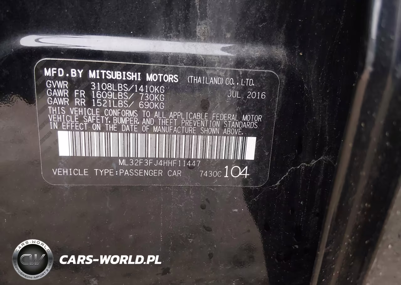 2017 Mitsubishi Mirage G4 Es VIN:ML32F3FJ4HHF11447 - 9