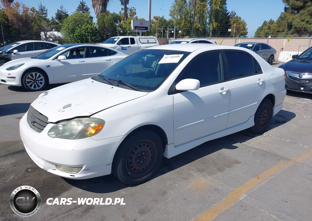 2003 Toyota Corolla S VIN:1NXBR32E63Z124033 - 2