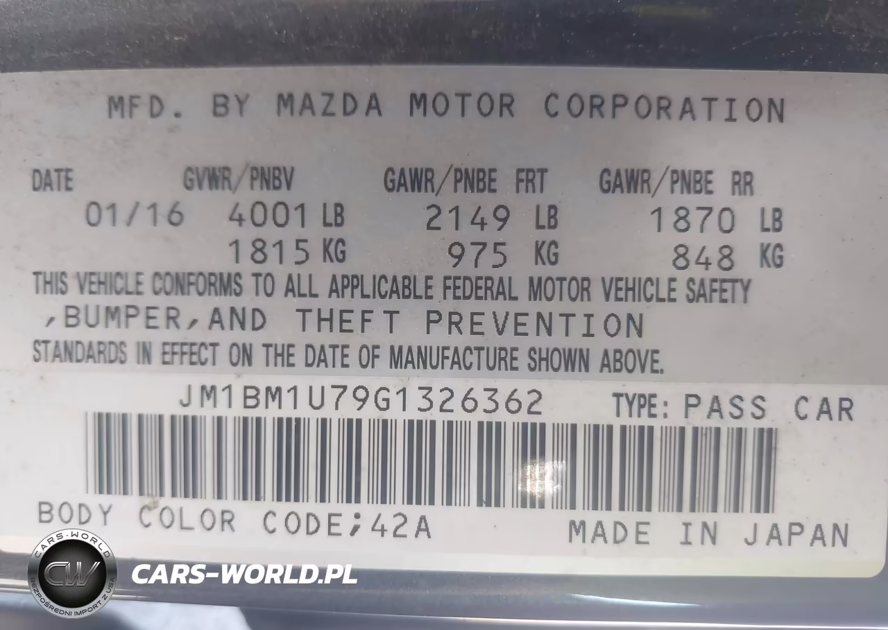 2016 Mazda Mazda3 I Sport VIN:JM1BM1U79G1326362 - 9