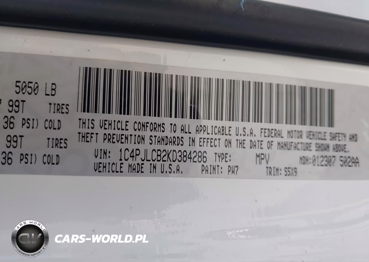2019 Jeep Cherokee Latitude Fwd VIN:1C4PJLCB2KD384286 - 9