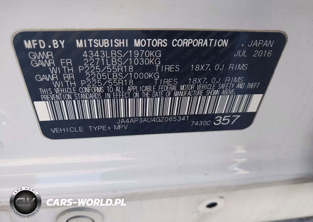 2016 Mitsubishi Outlander Sport 2.0 Es VIN:JA4AP3AU4GZ065341 - 9