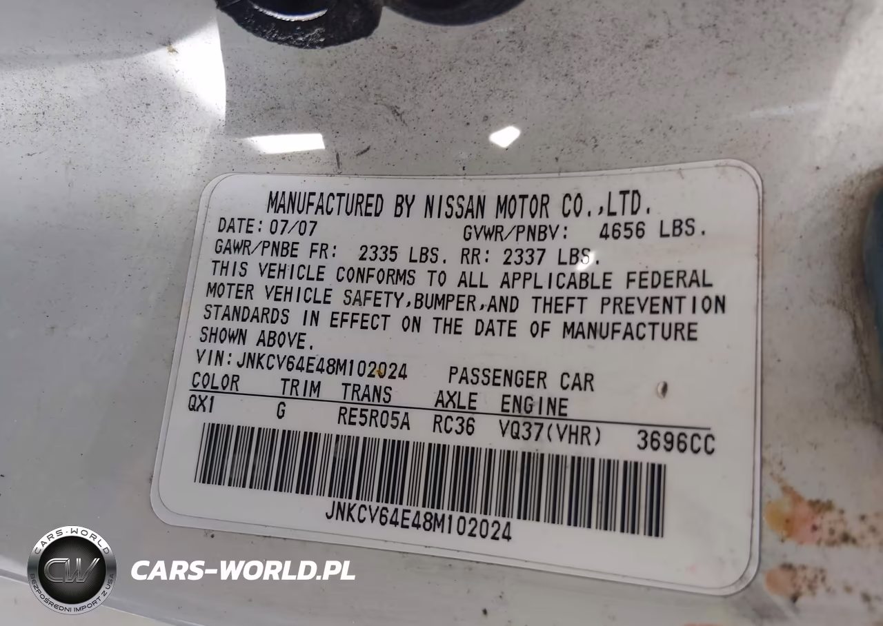 2008 Infiniti G37 Journey VIN:JNKCV64E48M102024 - 9